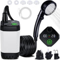 Portable Shower for Camping, Spopal 6000mAh Rechargeable Camping Shower by Spopal