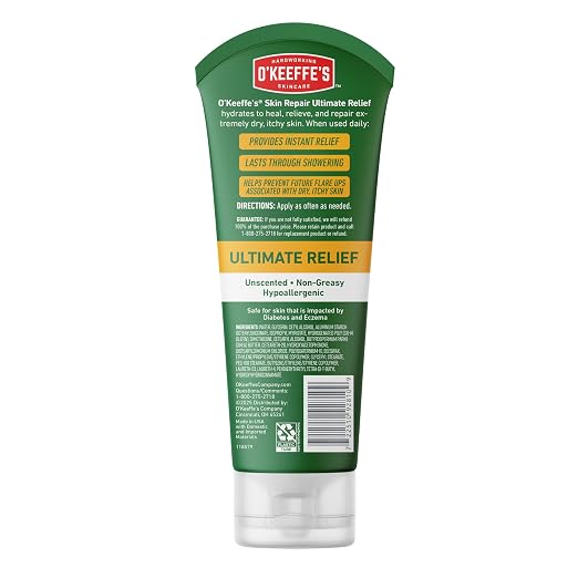 O’Keeffe’s Skin Repair Ultimate Relief Body Cream, 7oz Tube – - Image 8