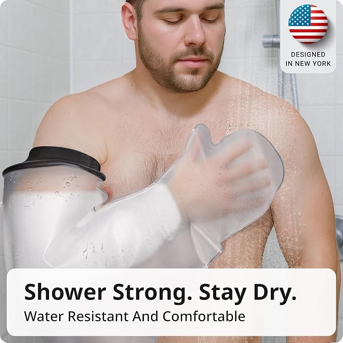 Waterproof Arm Cast Cover for Shower – Adult Reusable Cast Protector for Broken - Image 2