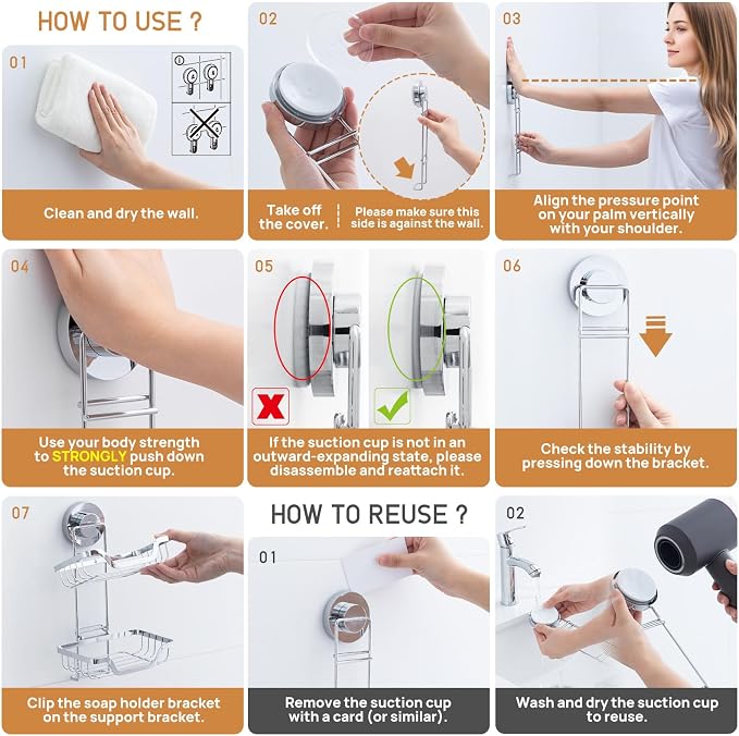 LEVERLOC Double Layer Soap Dish, Bar Soap Holder - Image 6
