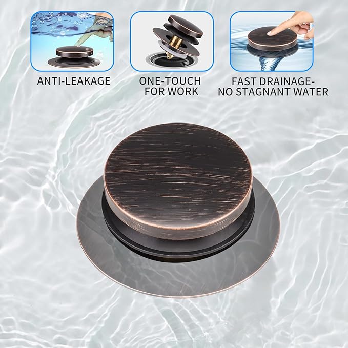 Bathtub Drain Stopper, Uxoz Universal Tub Stopper - Image 4