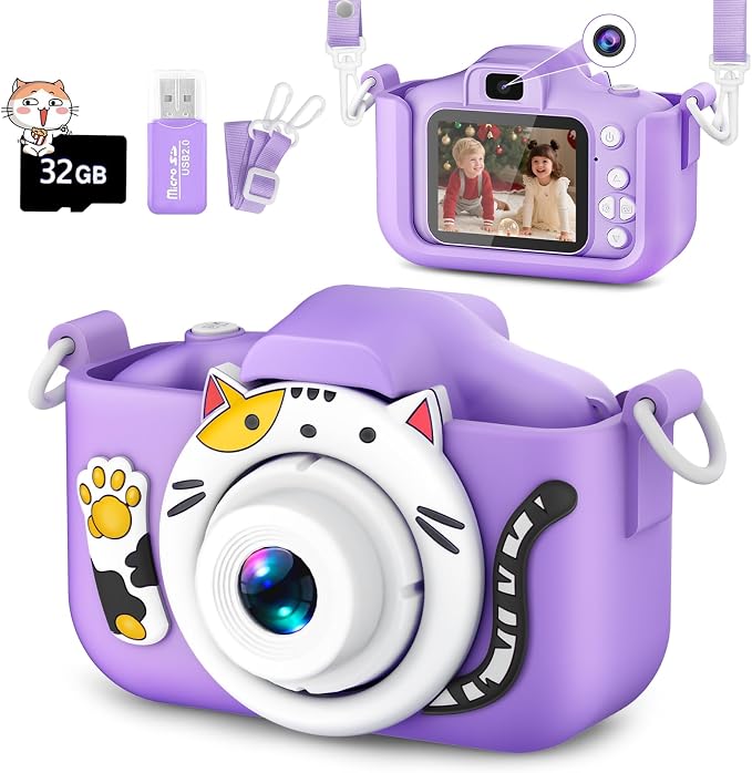 Kids Camera for Girls Boys Christmas Birthday Festival Gift for Kids, Digital by DITUPAN