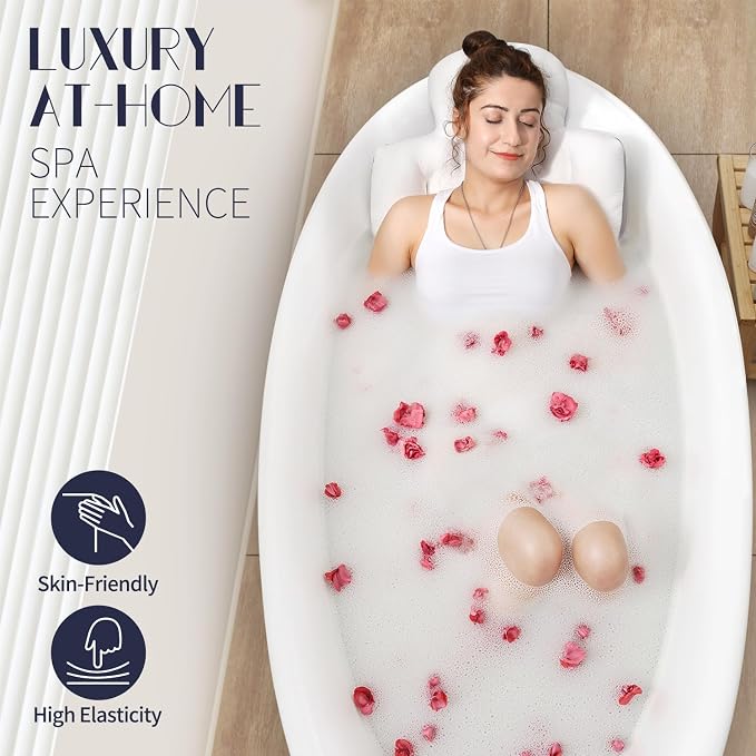 Full Body Bath Pillow for Bathtub, Thick Bathtub Cushion - Image 2