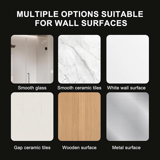 Strong Adhesive Adjustable Shower Head Holder- Wall Mounted Heavy Duty Shower - Image 5