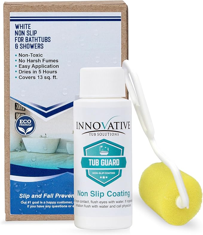 Tub Guard Anti Slip Shower and Tub Grip Coating by InnovativeTubSolutions