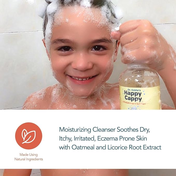 Happy Cappy Medicated and Daily Shampoo and Beanie Brush Bundle - Image 3