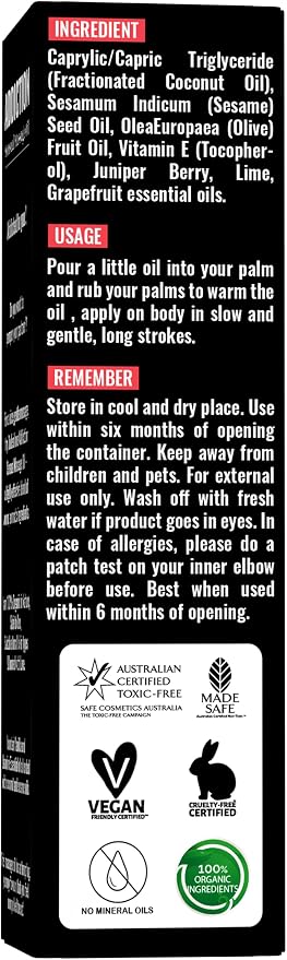 Organic - Berry Full Body Massage Oil - Revitalising, Detoxifying | No Stain & - Image 7