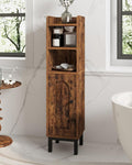 Bathroom Storage Cabinet, Small Corner Floor Cabinet by Hzuaneri