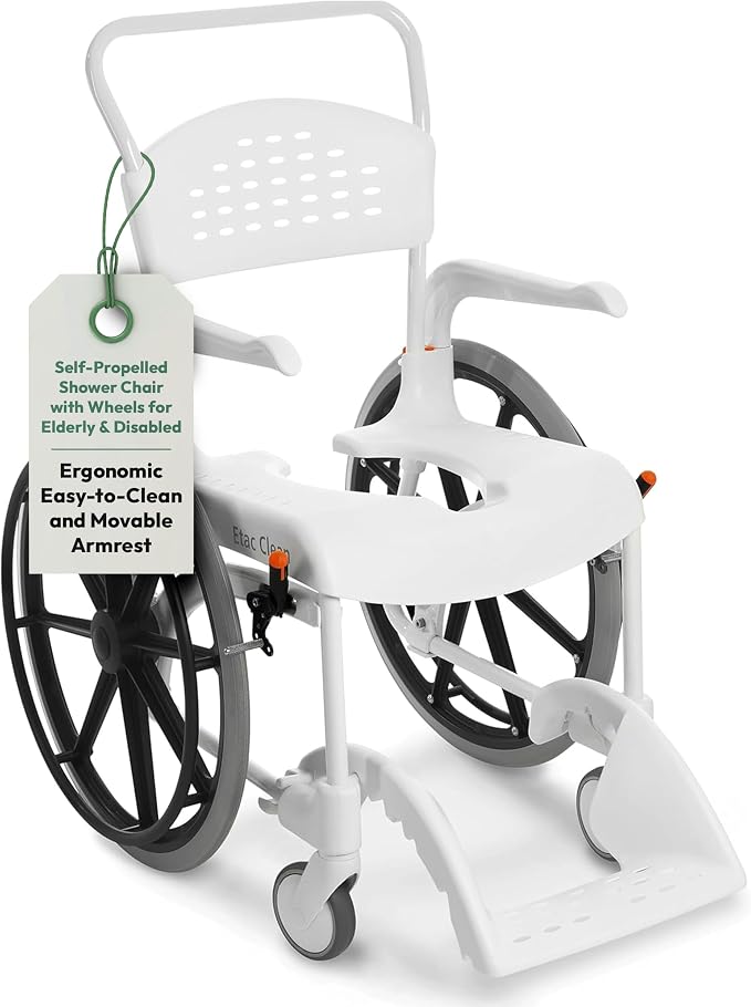Etac Clean 24" Self-Propelled Shower Chair by Etac