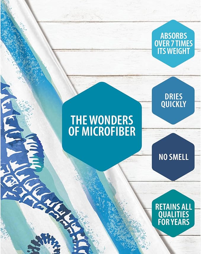 VENTURE 4TH Microfiber Beach Towel: Quick-Dry, Sandproof and Lightweight - Image 3