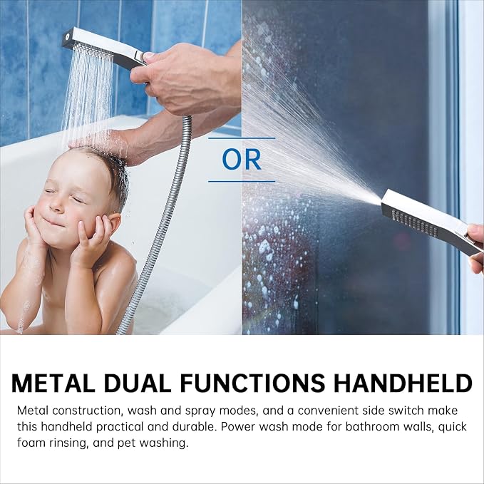 G-Promise All Metal 12 Inch Shower Head - Image 2