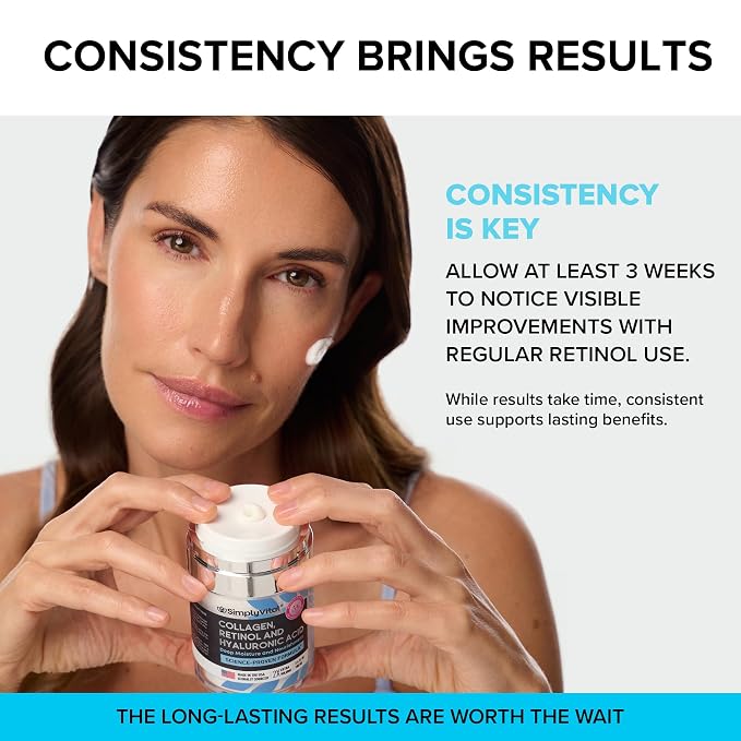 SimplyVital Collagen, Retinol & Hyaluronic Acid Cream - Image 8