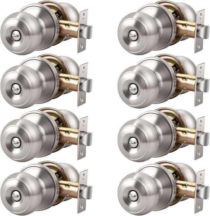 KNOBWELL 8 Pack Privacy Door Knob by KNOBWELL