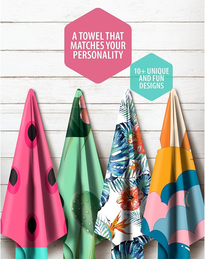 VENTURE 4TH Microfiber Beach Towel: Quick-Dry, Sandproof and Lightweight - Image 7