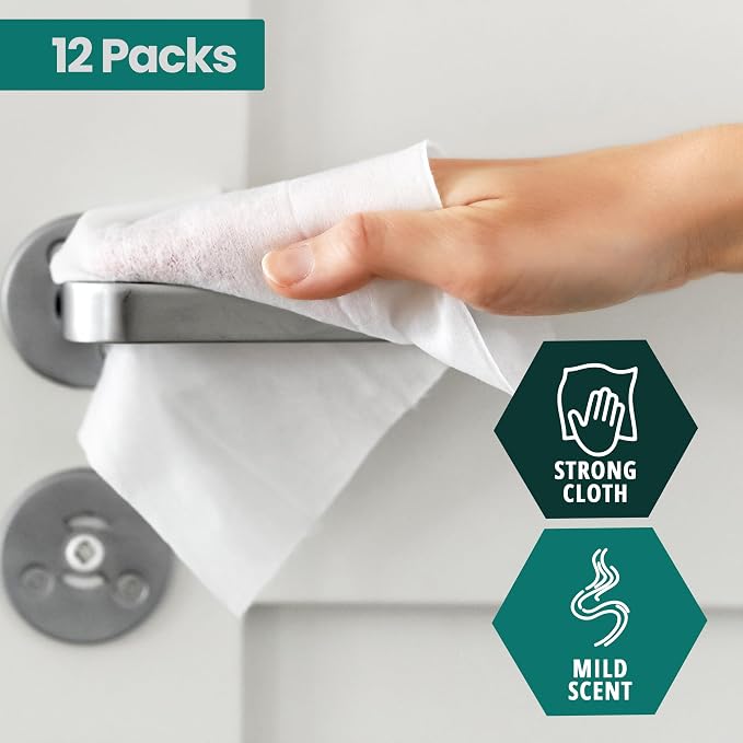 MED PRIDE 600 Count 8 X12 in Premoistened Disposable Wet Washcloths - Image 4