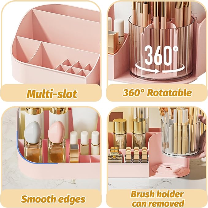 DASITON Large Capacity Makeup Organizer - Image 7