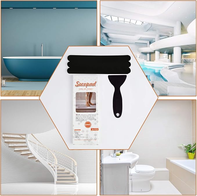Anti Slip Shower Stickers, Safety Bathtub Strips Adhesive Decals - Image 6