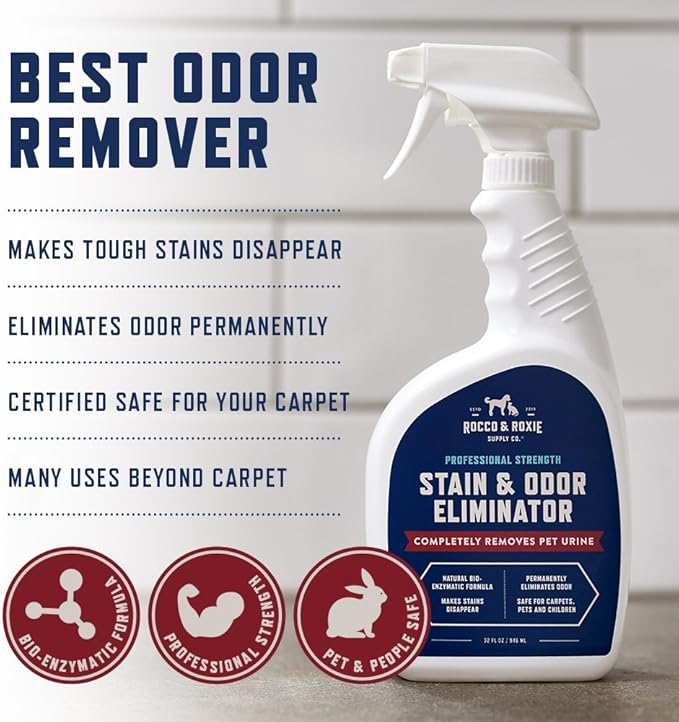 Rocco & Roxie Supply Co. Stain & Strong Odor Eliminator, Enzyme Cleaner - Image 7