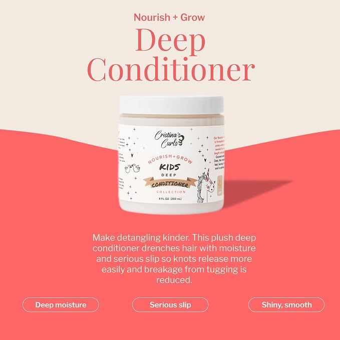 Cristina's Curls Kids Shampoo And Deep Conditioner Set – Gentle Cleanse And - Image 3