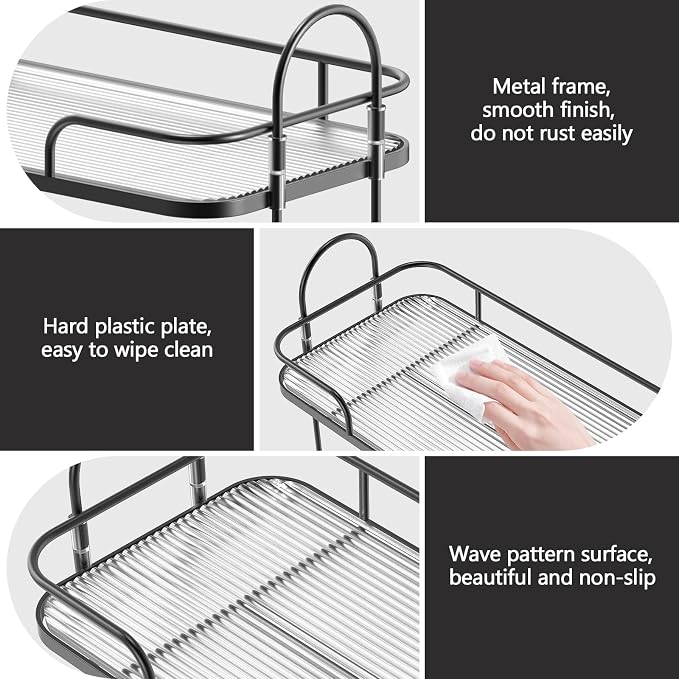 FOLLOWIN 2 Tier Bathroom Counter Organizers and Storage, Make Up Organizers - Image 6