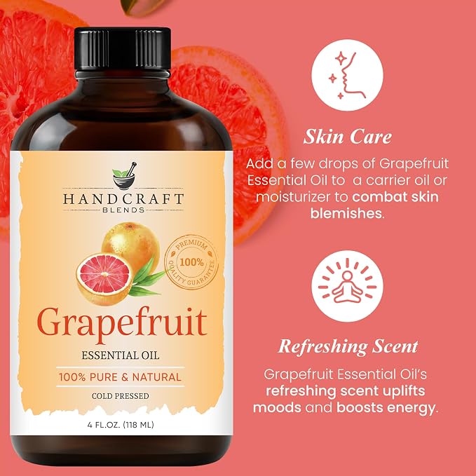 Handcraft Blends Grapefruit Essential Oil – Huge 4 Fl Oz – 100% Pure and - Image 5