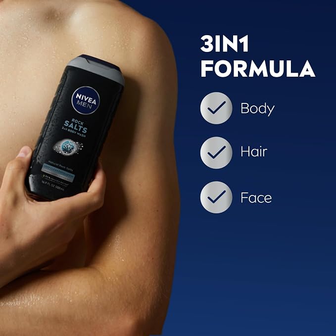 NIVEA Rock Salts Body Wash 16.9 oz - Image 2