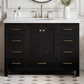 ARIEL Cambridge 49 Inch Single Oval Sink Bathroom Vanity by Ariel