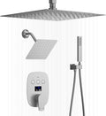 Shower System Brushed Nickel Shower Faucet Set by KATAIS