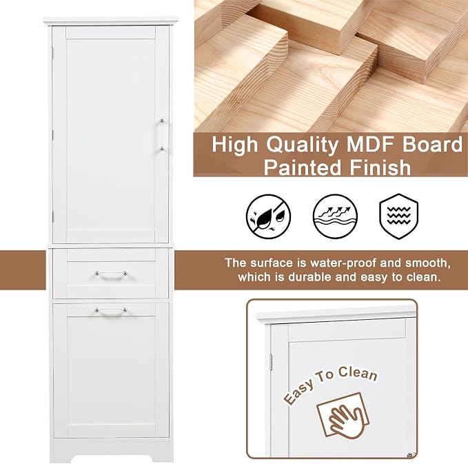 Favfurish 68" Tall Bathroom Storage Cabinet - Image 6