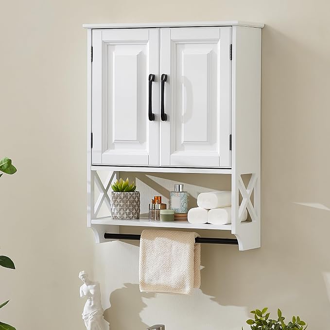 Wall Mounted Bathroom Cabinet, Farmhouse Medicine Cabinet by Elnure