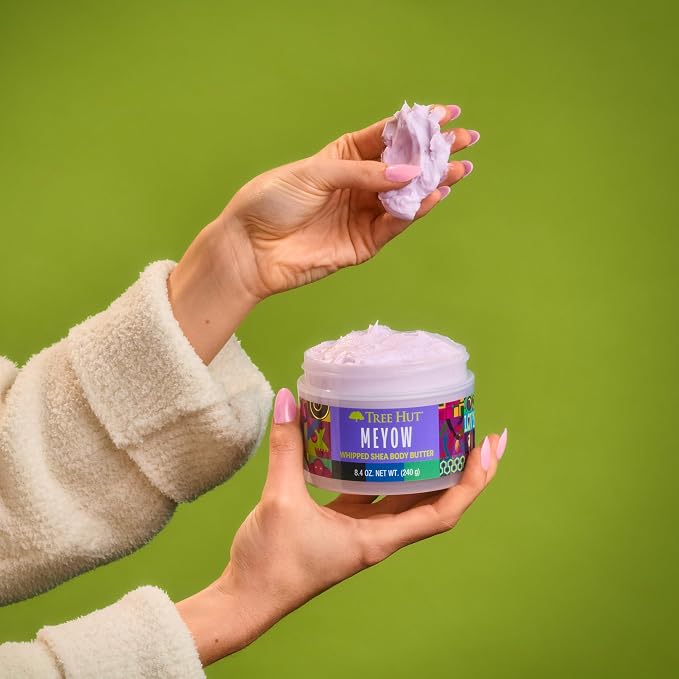 Tree Hut Meyow Whipped Shea Body Butter, Long-lasting Hydration Leaves Skin - Image 3