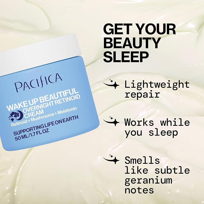 Pacifica Wake Up Beautiful Retinoid Night Cream – Overnight Anti-Aging - Image 4