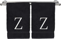 Monogrammed Hand Towel, Personalized Initial Gift, Extra Absorbent 100% Turkish by BareCotton