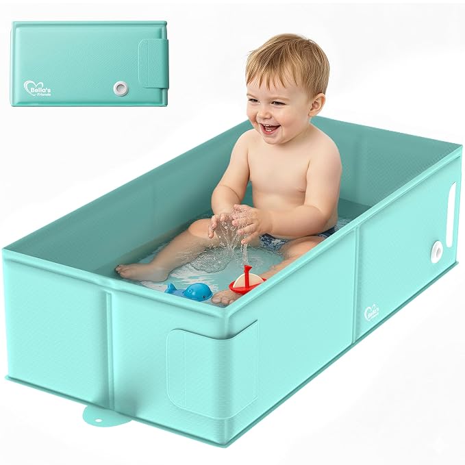 Bella’s Friends Baby Collapsible Bathtub, Travel Bath Tub by BellasFriends