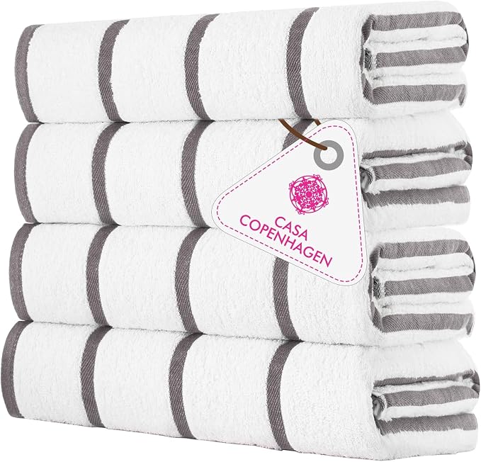 CASA COPENHAGEN Cabana Beach Towel Designed in Denmark Rough and Tough by CASACOPENHAGEN