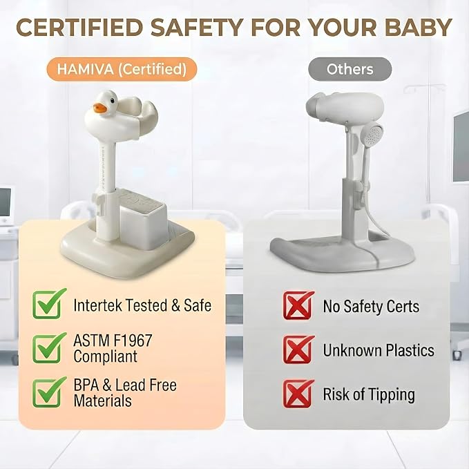 Baby Bath Stand with Built-in Seat - Image 3