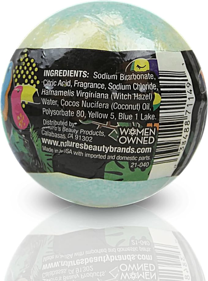 Nature's Beauty Tropical Escape, Pineapple & Coconut Scent Bath Bomb Multi-Pack - Image 7