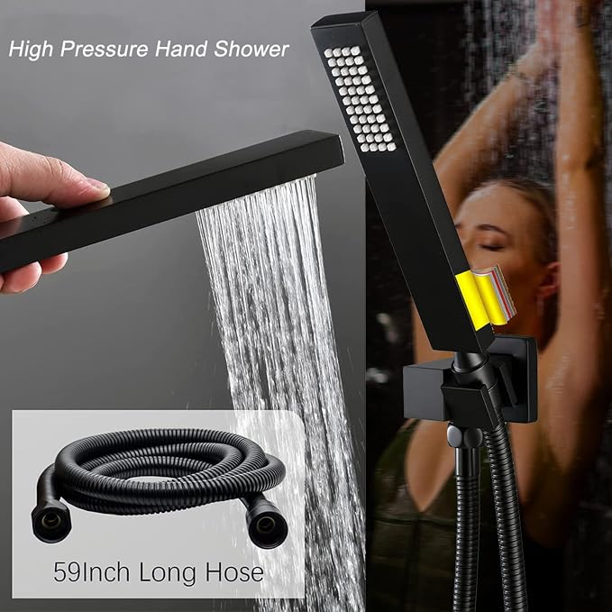 Shower System 16X26 inch Ceiling Mounted Shower Faucet Set - Image 6