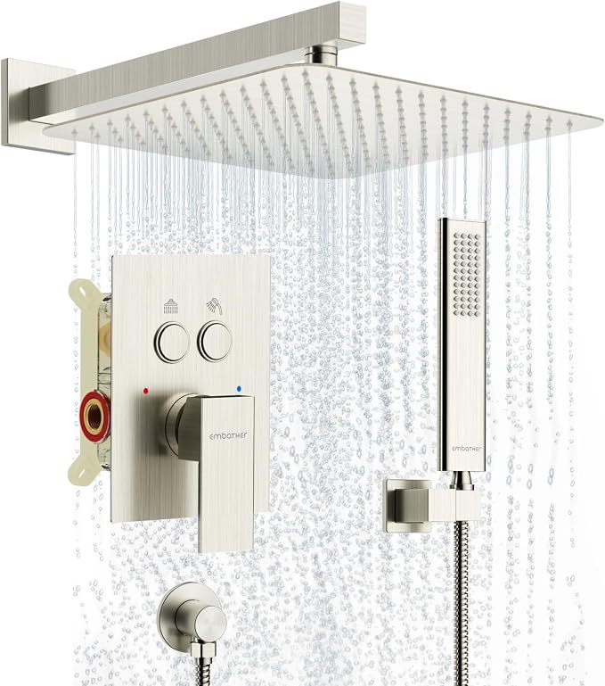 Shower System Shower Faucet Set by EMBATHER