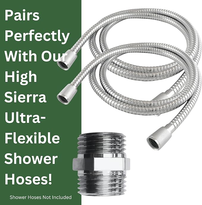 High Sierra® - Shower Hose Connector - Extends The Length of Any Shower Hose - - Image 5