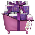 Bath Basket Spa Kit Spa Gifts for Women, Luxury Bath and Body Basket Set 10pcs by SaintRoy