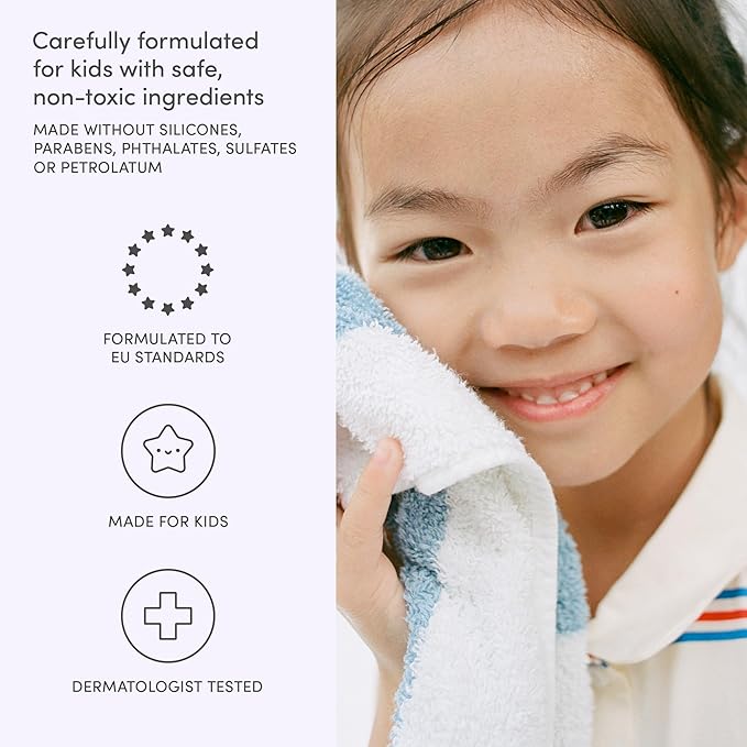 Evereden Multi-Vitamin Kids Body Wash Cool Peach: Gentle Body Wash Sensitive - Image 3