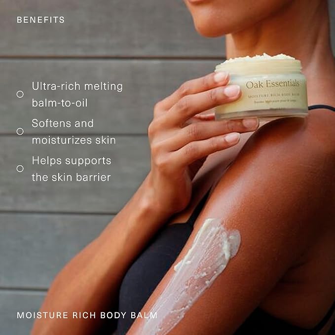 Oak Essentials Moisture Rich Body Balm | Ultra-Hydrating Body Cream - Image 3
