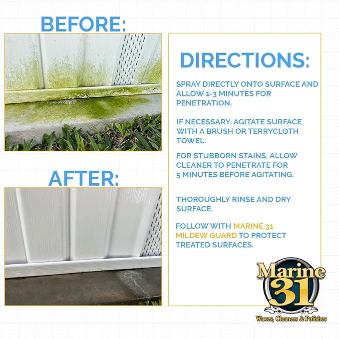 Marine 31 Mildew Stain Remover & Cleaner | Effective - Image 4