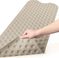 Bathtub Mat Non-Slip Without Suction Cups, 39x16inch Extra Long Bath Mats by BliGli