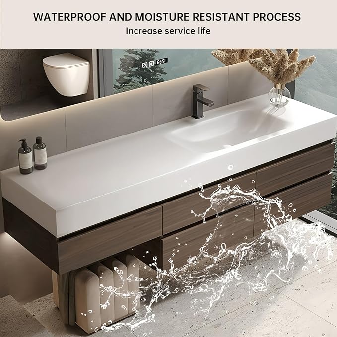 Bathroom Vanities Set, Floating Bathroom Vanity - Image 4