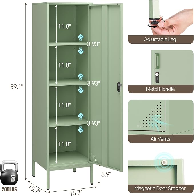 Locker Cabinet, Home Office - Image 3
