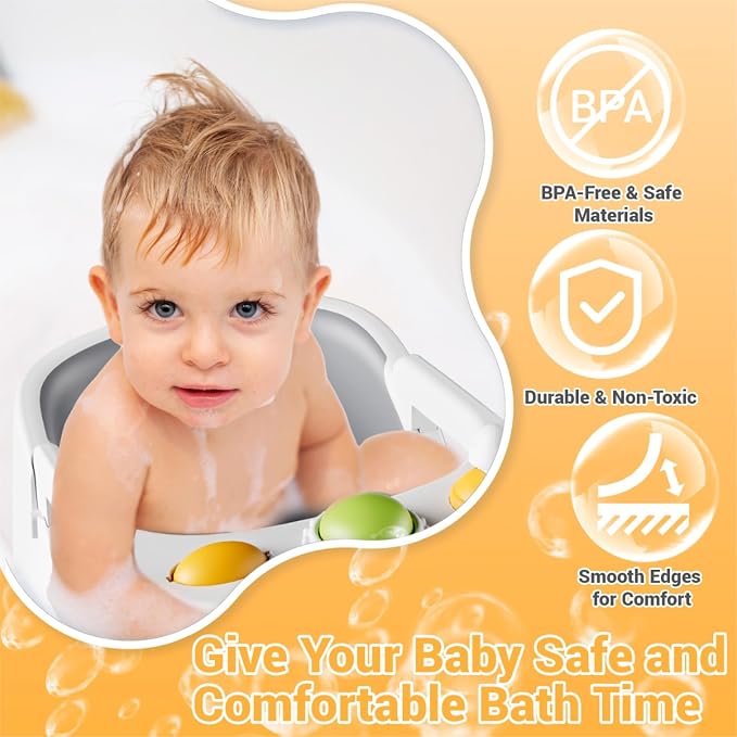 Baby Bath Seat for Babies 6 Months & Up, Bath Seats for Babies Sitting Up - Image 3