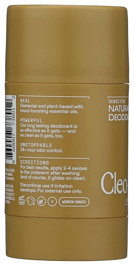 Cleo+Coco Sensitive Deodorant Balm, Vanilla Coconut, Natural Aluminum Free - Image 4