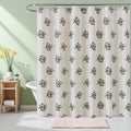 ORTIGIA Linen Green Shower Curtains by ORTIGIA